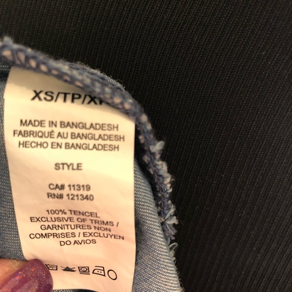 Garage lightweight denim drawstring shortalls - Picture 5 of 13